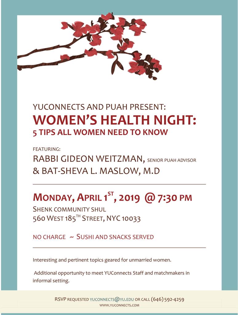 Women's Health Night!