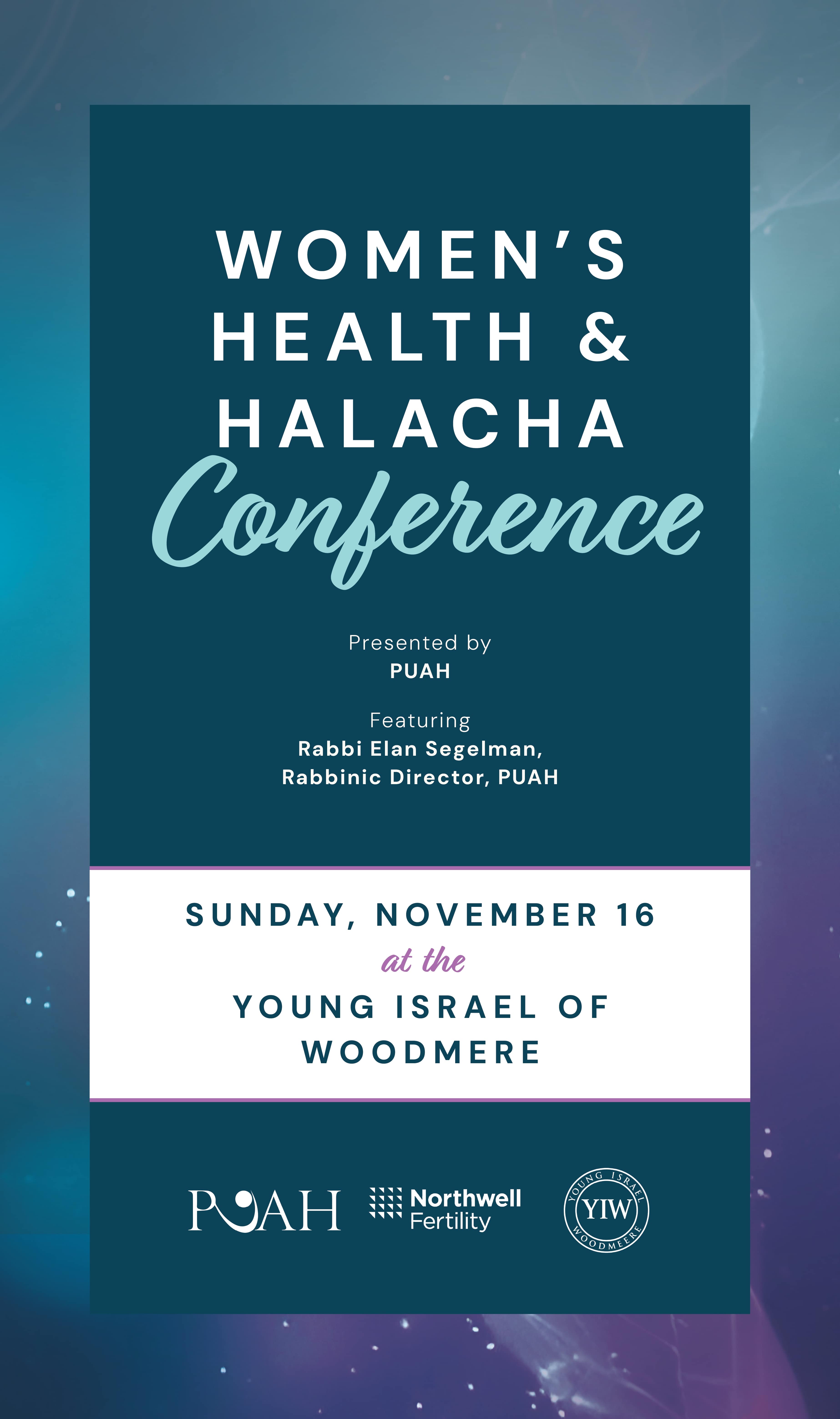 Women's Health and Halacha Conference