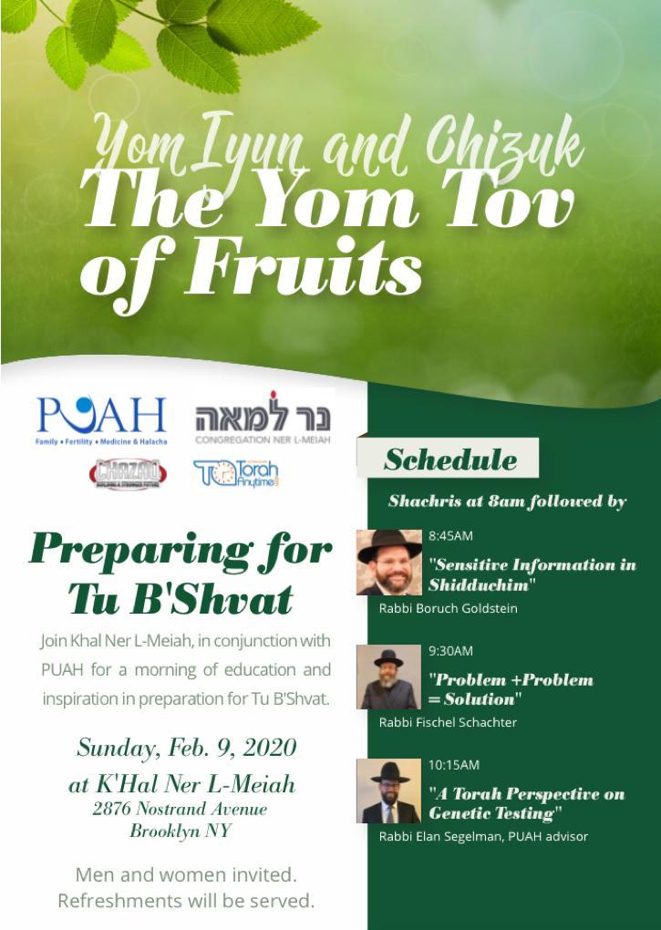 The Yom Tov of Fruits - Yom Iyun and Chizuk